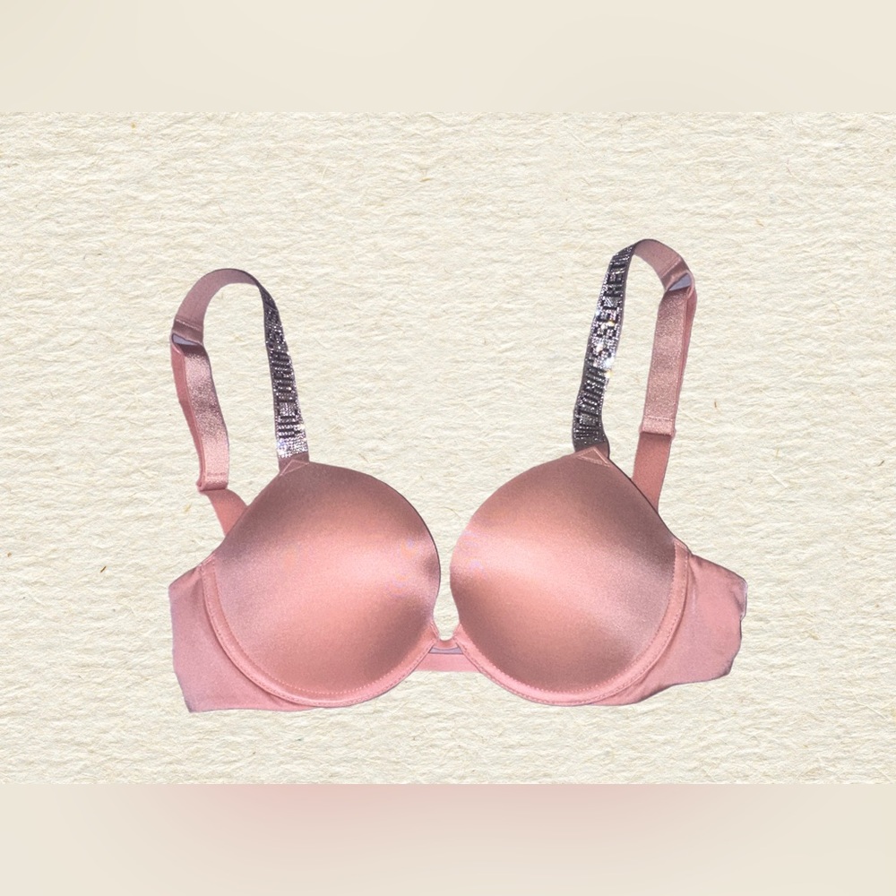 Victorias Secret Pink Shine Strap Bombshell Bra